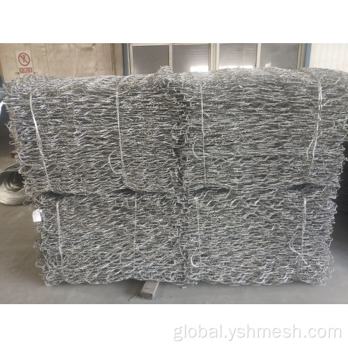 Gabion Wall gabion wall with fence on top Factory